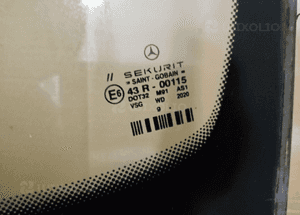Szyba czołowa przód przednia Sekurit Mercedes A168 99r 4