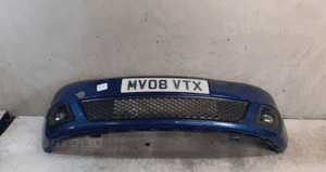 Zderzak przód przedni do ford fiesta MK6 vi lift fl halogeny niebieski szpachel ! 1