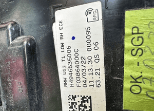 Klapa tylna lampy tył tylne bmw X1 U11 C67 europa 5