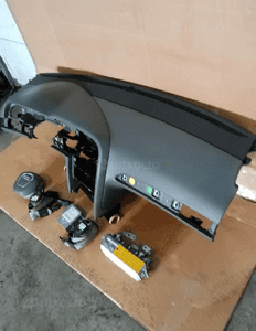 Konsola poduszki pasy AIRBAG  sensor zestaw naprawczy Audi A6 C6 Szara 2