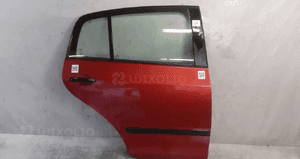 Drzwi tył tylne prawe do volkswagen vw golf v 5 plus bordo bordowa LA3X 1