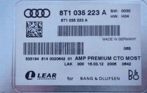 Głośniki bang olufsen 8T1035223A audi A4 B8 sedan 2