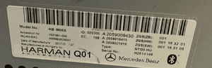 Radio nawigacja mercedes W205 A2059008430 org fv 3
