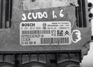 KOMPUTER STEROWNIK CITROEN JUMPY EXPERT II 1.6 HDI 9664356980 0281013869 4