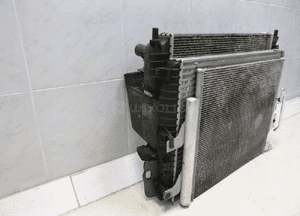 JAGUAR XJ 3.0 D 306D ZESTAW CHŁODNIC CHŁODNICA CHŁODNICE WODY KLIMA KLIMATYZACJA INTERCOOLER 3