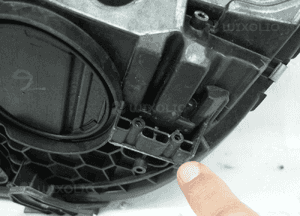 Mercedes A206 206 full led digital lampa przednia prawa 7