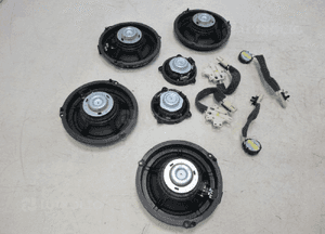 JAGUAR XF X250 GŁOŚNIKI ZESTAW GŁOŚNIKÓW KOMPLET 6