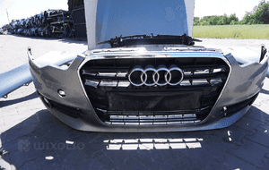 Przód maska zderzak chłodnice lampy błotniki belka audi A6 C7 LY7G 3.0 tdi 2