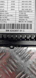 Bmw F10 F11 wyświetlacz ekran nawigacji 9243897 13