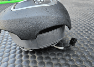 Kierownica Czarna Skóra Multifunkcja Air Bag Poduszka Wtyczka AUDI A4 B8 A5 A6 37