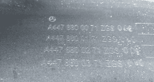 MERCEDES  447 zderzak tylny tył  vito v klasa 9
