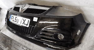 Zderzak przód przedni opel vectra c  lift fl halogeny kod kolor Z20R Z22C czarny 3