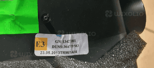 Kratka nawiewu powietrza prawa środkowa Opel Zafira C 13427381 7