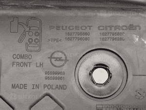 DYWANIKI GUMOWE OPEL COMBO E PRZEDNIE 4