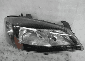 Opel astra iii h cabrio czarna idealna oryginalna lampa przednia prawa 3