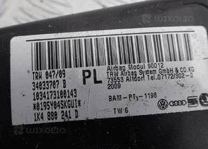 Air bag poduszka fotela lewa - Skoda Octavia 1K4880241D 2