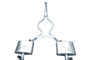 Range rove vogue L405 wydech tłumik rura wydechowa 1