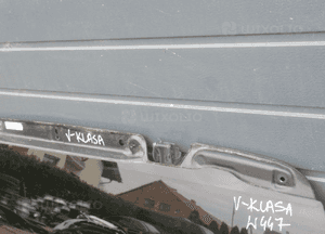 Szyba stelaż klapy tylnej tył mercedes v-klasa W447 2016 5