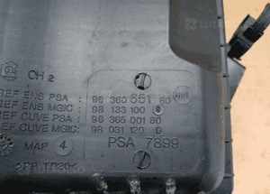Obudowa filtra powietrza Citroen C5 1.8 16V 9636065180 7