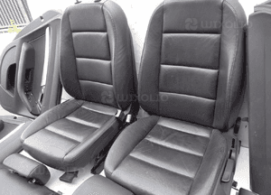Fotele siedzenia skóra manualne audi A6 C6 kombi 7