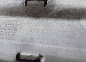 Zderzak tył tylny skoda fabia i kombi 6Y9807421 13