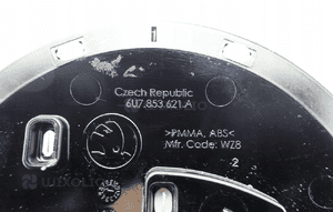 Emblemat logo przód skoda 6U7853621A 3