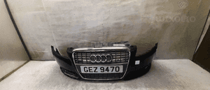 Zderzak przód przedni audi A4 B7 LY9B czarny s line S4 halogeny 1