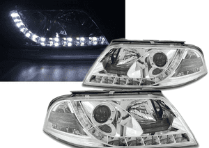 Lampy vw passat B5 fl 3BG 01-04R dayline led chrom 1