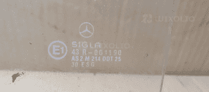 Szyba drzwi lewy tył tylna lewa Mercedes W201 190 5