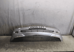 Zderzak przód przedni do mercedes benz W203 klasa c lift fl 744 srebrny halogeny 1