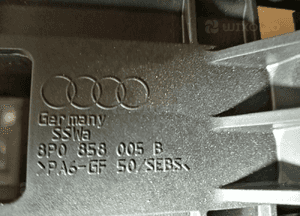 Ramka radia kieszeń Audi A3 8P 8P0858005B 6