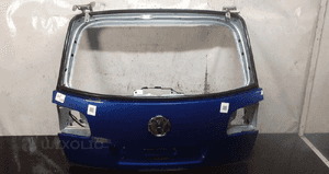 Klapa bagażnika tył tylna volkswagen touareg 7L niebieski malowana z srebrnej !!! bez szyby 1