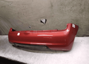 Zderzak tył tylny do nissan micra K12 lift fl bordowy bordo A32G 3