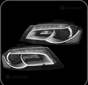 LAMPY Reflektory DO AUDI A3 8P OD 2008 DO 2012 Roku DO JAZDY  DZIENNEJ DEPO 2