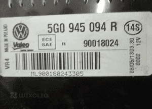 EUR lampa tył prawa w klapę VW GOLF VII 5G0945094R 3