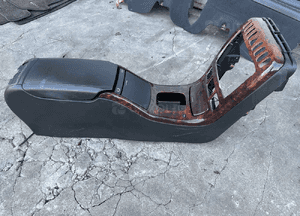 mercedes cl 215 podłokietnik dekor  drewno panel czarny szary 14