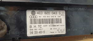 Panel nawiewu powietrza klimatyzacji klimatronic Audi A8 D3 4E0820043G 7
