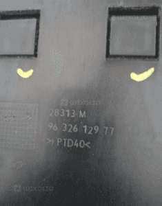 Schowek półka pasażera Citroen C5 I 4