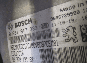 STEROWNIK SILNIKA PEUGEOT CITROEN 1.6 D 0281017333 2