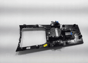 Panel ramka tunelu środkowego peugeot 508 i rxh hybryda 9686453077 2010-14 5