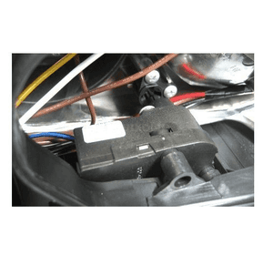 Lampy Reflektory VW T5 03-09 BLACK H7/H1 DEPO 3