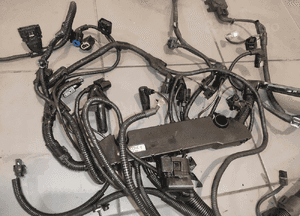 BMW X5 E70 3.0D M57 OKABLOWANIE INSTALACJA WIĄZKA SILNIKA WTYCZKI KPL ORYG 5