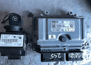 MERCEDES sterownik komputer ECU 6401501691 zestaw stacyjka klucz B 245 a 169 cdi 1