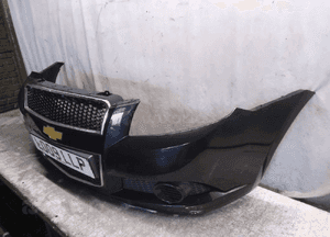 Zderzak przód przedni chevrolet aveo T255   czarny 4