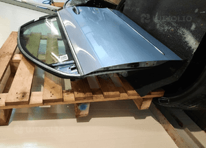 Drzwi przód przednie lewe do volkswagen vw passat B6 LB5M błękitny 4