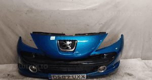 Zderzak przód przedni do peugeot 207 halogeny urban move kmf niebieski błękitny 3