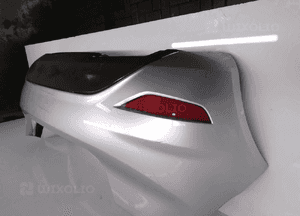 Zderzak tył tylny ford fiesta MK.7 7 vii moondust silver srebrny 3