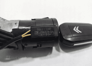 Stacyjka kluczyk pilot citroen C4 cactus 9663123380 2017-2020 lift 6