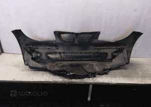 Zderzak przód przedni do bmw serii 1 E87 halogeny schwarz ii czarny 4