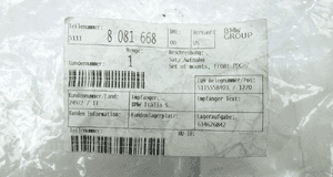 Koszyki mocowanie czujników pdc bmw X5 G05 F95 m-pakiet 19- 8081668 3